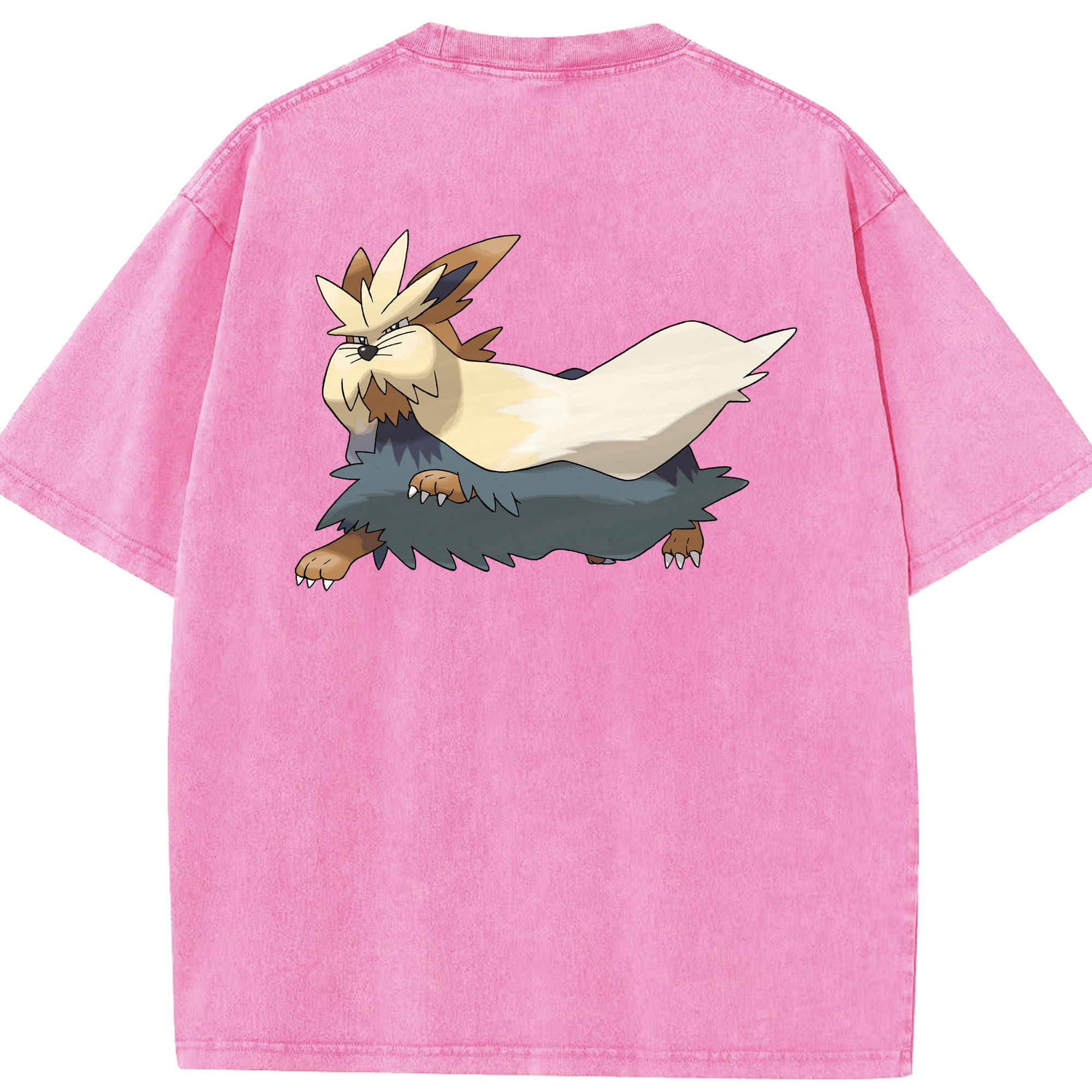（画像用） ポケットモンスター Pokémon 綿100% ヴィンテージ風 半袖Tシャツ（背面プリント）